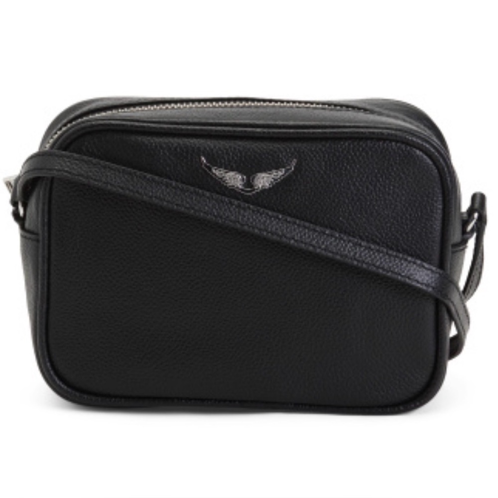 Zadig & Voltaire black leather bag NWT